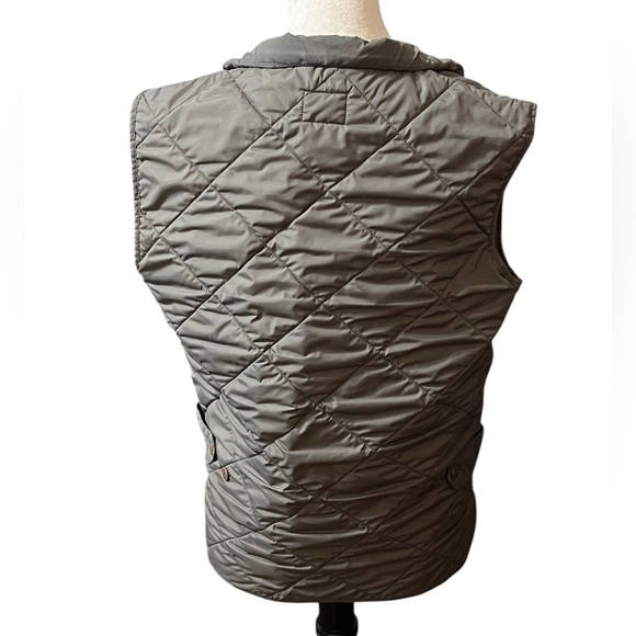 J Crew Vest Green Pit/Pit 21 Length 24 Sm Knick on Pocket - Picture 2 of 4